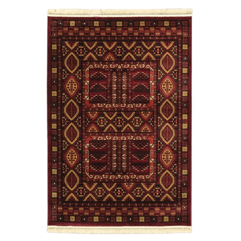 ΧΑΛΙ PERSIA 2273 BURGUNDY ΜΕ ΚΡΟΣΣΙ