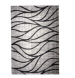 Χαλί ERI 69626-ΜΑΥΡΟ-ΑΣΗΜΙ Tzikas Carpets