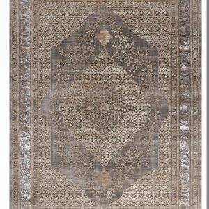 Χαλί ELITE 16870-ΜΠΕΖ-ΚΑΦΕ-ΓΚΡΙ-ΧΡΥΣΟ Tzikas Carpets