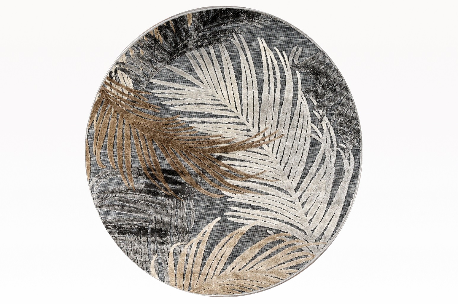 Tzikas Carpets Χαλί BOHEME 18531-ΓΚΡΙ Tzikas Carpets ROUND 160X160