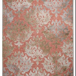 Χαλί BOHEME 18533-ΠΟΡΤΟΚΑΛΙ-ΚΑΦΕ Tzikas Carpets