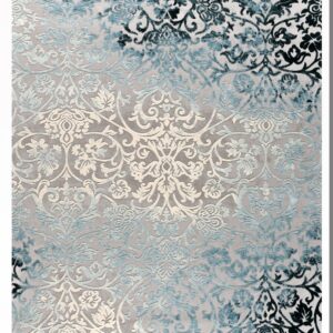 Χαλί VINTAGE 19242-ΓΚΡΙ-ΜΠΛΕ Tzikas Carpets
