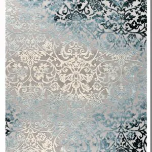 Χαλί VINTAGE 19242-ΓΚΡΙ-ΜΠΛΕ Tzikas Carpets