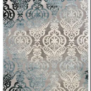 Χαλί VINTAGE 23014-ΓΚΡΙ-ΜΠΛΕ Tzikas Carpets