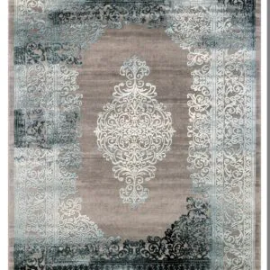 Χαλί VINTAGE 23024-ΓΚΡΙ-ΜΠΛΕ Tzikas Carpets