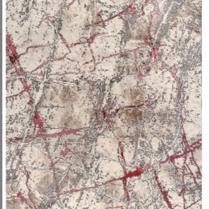 Χαλί ELEMENTS 31277-ΓΚΡΙ-ΡΟΖ Tzikas Carpets