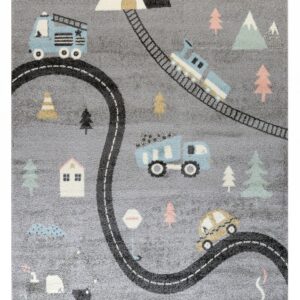 Χαλί SOUND 61385-ΑΝΘΡΑΚΙ Tzikas Carpets