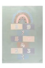 Χαλί COCOONING 00341-ΠΡΑΣΙΝΟ- ΜΕΝΤΑ Tzikas Carpets