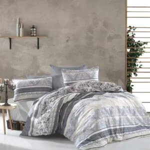 ΣΕΝΤΟΝΙΑ ΕΜΠΡΙΜΕ ΣΕΤ 4 τεμ Ανδρομάχη 317 220Χ240 Grey Cott/Pol 70/30