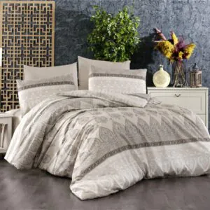 ΣΕΝΤΟΝΙΑ ΕΜΠΡΙΜΕ ΣΕΤ 4 τεμ Ηλέκτρα 361 220X240 Beige Cott/Pol 70/30