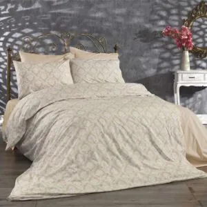ΠΑΠΛΩΜΑΤΟΘΗΚΗ ΕΜΠΡΙΜΕ 160Χ240 Οφηλία 275 Beige Cott/Pol 70/30