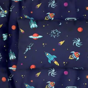 ΜΑΞΙΛΑΡΟΘΗΚΗ ΕΜΠΡΙΜΕ kids Space 189 50X70 Blue Cotton 100%