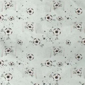 ΣΕΝΤΟΝΑΚΙ ΛΙΚΝΟΥ bebe Football 522 80X110 Mint Cotton 100%