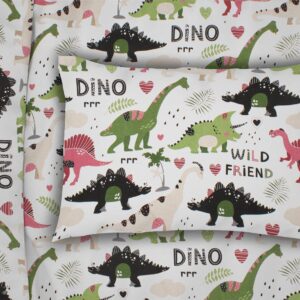 ΜΑΞΙΛΑΡΟΘΗΚΗ ΕΜΠΡΙΜΕ kids Dinosaur 518 50X70 Multi-Colour 100% Cotton