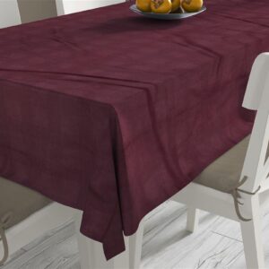 ΑΝΕΞΙΤΗΛΟ ΤΡΑΠΕΖΟΜΑΝΤΗΛΟ Νηματοβαφή Bordeaux 140X200 100% Cotton