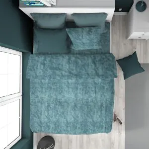 ΠΑΠΛΩΜΑΤΟΘΗΚΗ Premium Shadow 616 160X240 Petrol 100% Cotton
