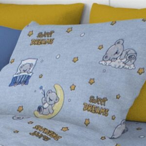 ΜΑΞΙΛΑΡΟΘΗΚΗ ΕΜΠΡΙΜΕ kids Sweet Dreams 551 50X70 Sky Blue 100% Cotton