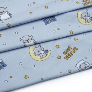 ΠΑΝΑ ΧΑΣΕ bebe Sweet Dreams 551 80X80 Sky Blue 100% Cotton