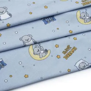 ΠΑΝΑ ΧΑΣΕ bebe Sweet Dreams 551 80X80 Sky Blue 100% Cotton