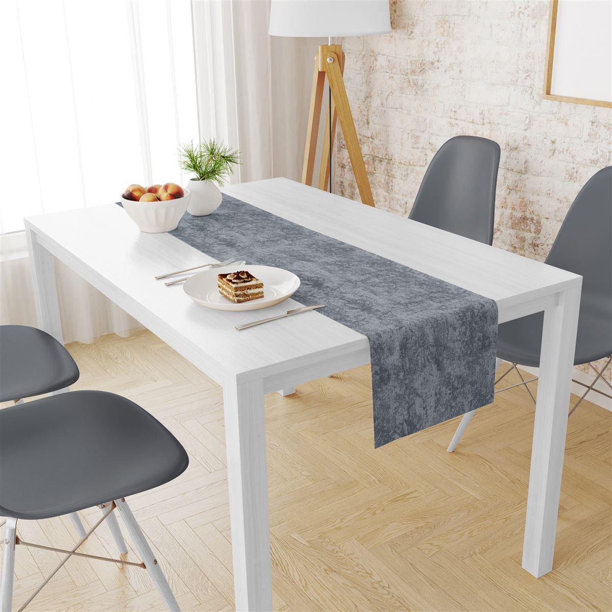 DIMcol ΤΡΑΒΕΡΣΑ ΑΛΕΚΙΑΣΤΗ 40X180 Panama Shadow Dark Grey 70/30 Cott/Pol