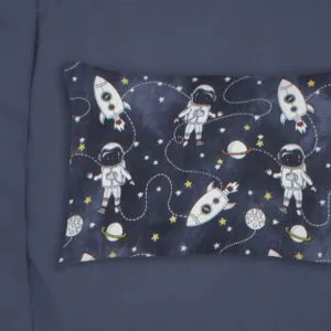 ΜΑΞΙΛΑΡΟΘΗΚΗ ΕΜΠΡΙΜΕ bebe Galaxy Travel 90 35X45 Blue 100% Cotton Flannel