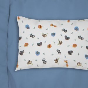 ΜΑΞΙΛΑΡΟΘΗΚΗ ΕΜΠΡΙΜΕ bebe Zoo 29 35X45 White 100% Cotton Flannel