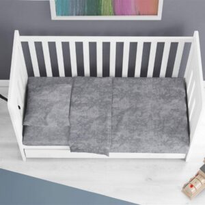 Παπλωματοθήκη bebe Premium Shadow 613 120X160 Dark Grey 100% Cotton