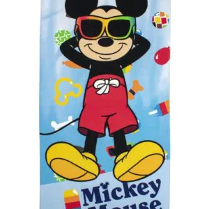 Πετσέτα Θαλάσσης Quick Dry Disney Home Mickey 01 70X140 Sky Blue 100% Microfiber