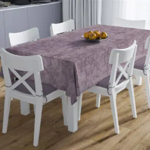 Τραπεζομάντηλο Αλέκιαστο 140X180 Panama Shadow Dark Lila 70/30 Cott/Pol