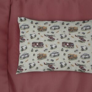 Μαξιλαροθήκη Εμπριμέ bebe Toys 47 35X45 Olive 100% Cotton Flannel