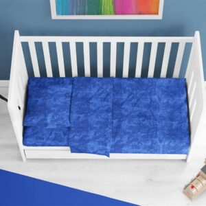 Κατωσέντονο με Λάστιχο bebe Premium Shadow 631 0,70X1,40X0,15 Electric Blue 100% Cotton