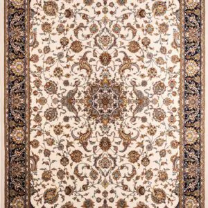 ΧΑΛΙ ROYAL SILK 003/W CREAM-BLUE - 200cm x 285cm