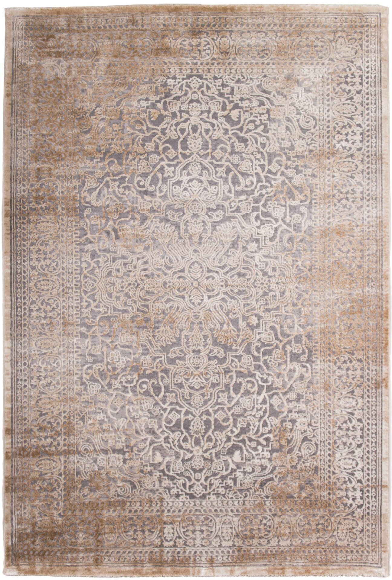 Klonaras Home Fashion ΧΑΛΙ VELVET 7333/Grey Beige - Klonaras Home Fashion 067cmx210cm