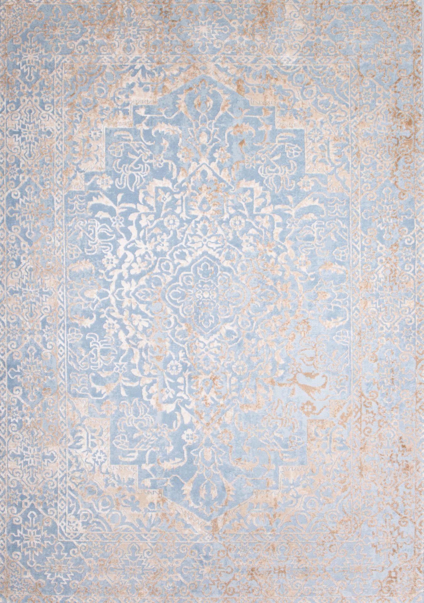 Klonaras Home Fashion ΧΑΛΙ VELVET 7323/Aqua Beige - Klonaras Home Fashion 160cmx230cm