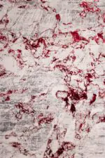 ΧΑΛΙ SHINY VELVET 5643/Light Grey Red - 240cm x 300cm
