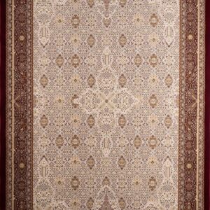 ΧΑΛΙ ROYAL SILK 1335/Z CREAM-RED - 200cm x 285cm