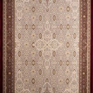 ΧΑΛΙ ROYAL SILK 1335/Z CREAM-RED - 200cm x 285cm