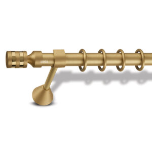 Kουρτινόξυλο Φ25 A2 gold mat opaco