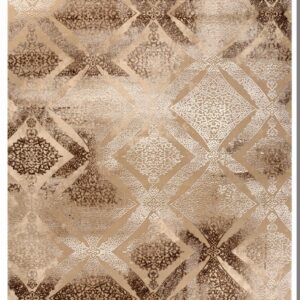 Χαλί VINTAGE 23095-ΜΠΕΖ-ΚΑΦΕ Tzikas Carpets