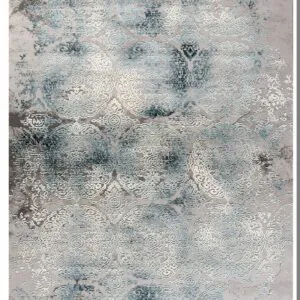 Χαλί VINTAGE 23115-ΜΠΛΕ-ΜΑΥΡΟ Tzikas Carpets
