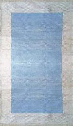 ΧΑΛΙ ΒΑΜΒΑΚΕΡΟ PINEROLO WHITE/LIGHT BLUE - 070cm x 140cm