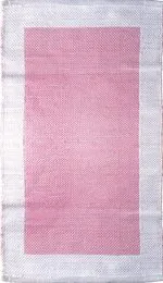 ΧΑΛΙ ΒΑΜΒΑΚΕΡΟ PINEROLO WHITE/LIGHT PINK - 140cm x 200cm