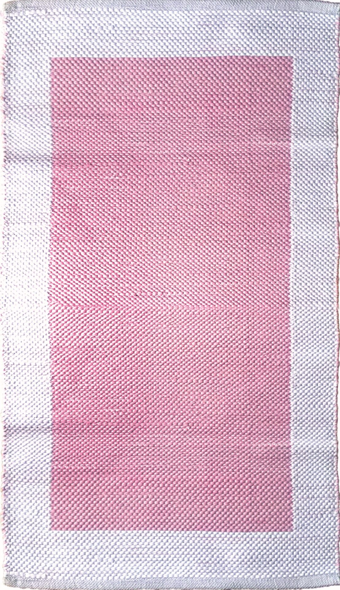 Klonaras Home Fashion ΧΑΛΙ ΒΑΜΒΑΚΕΡΟ PINEROLO WHITE/LIGHT PINK - Klonaras Home Fashion 140cmx200cm