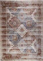 ΧΑΛΙ IMPERIAL 1801/V CREAM-TERRA - 160cm - Στρογγυλό
