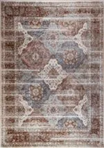 ΧΑΛΙ IMPERIAL 1801/V CREAM-TERRA - 160cm - Στρογγυλό