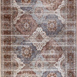 ΧΑΛΙ IMPERIAL 1801/V CREAM-TERRA - 160cm - Στρογγυλό