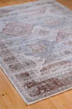 ΧΑΛΙ IMPERIAL 1801/V CREAM-TERRA - 160cm - Στρογγυλό