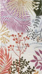 ΧΑΛΙ LEAVES 054/W - 160cm - Στρογγυλό