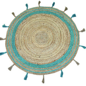ΧΑΛΙ ΓΙΟΥΤΑ RIVOLI GREEN - 120cm-Στρογγυλό