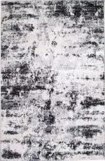 ΧΑΛΙ SHINY VELVET 5072/Anthracite White - 200cm x 290cm